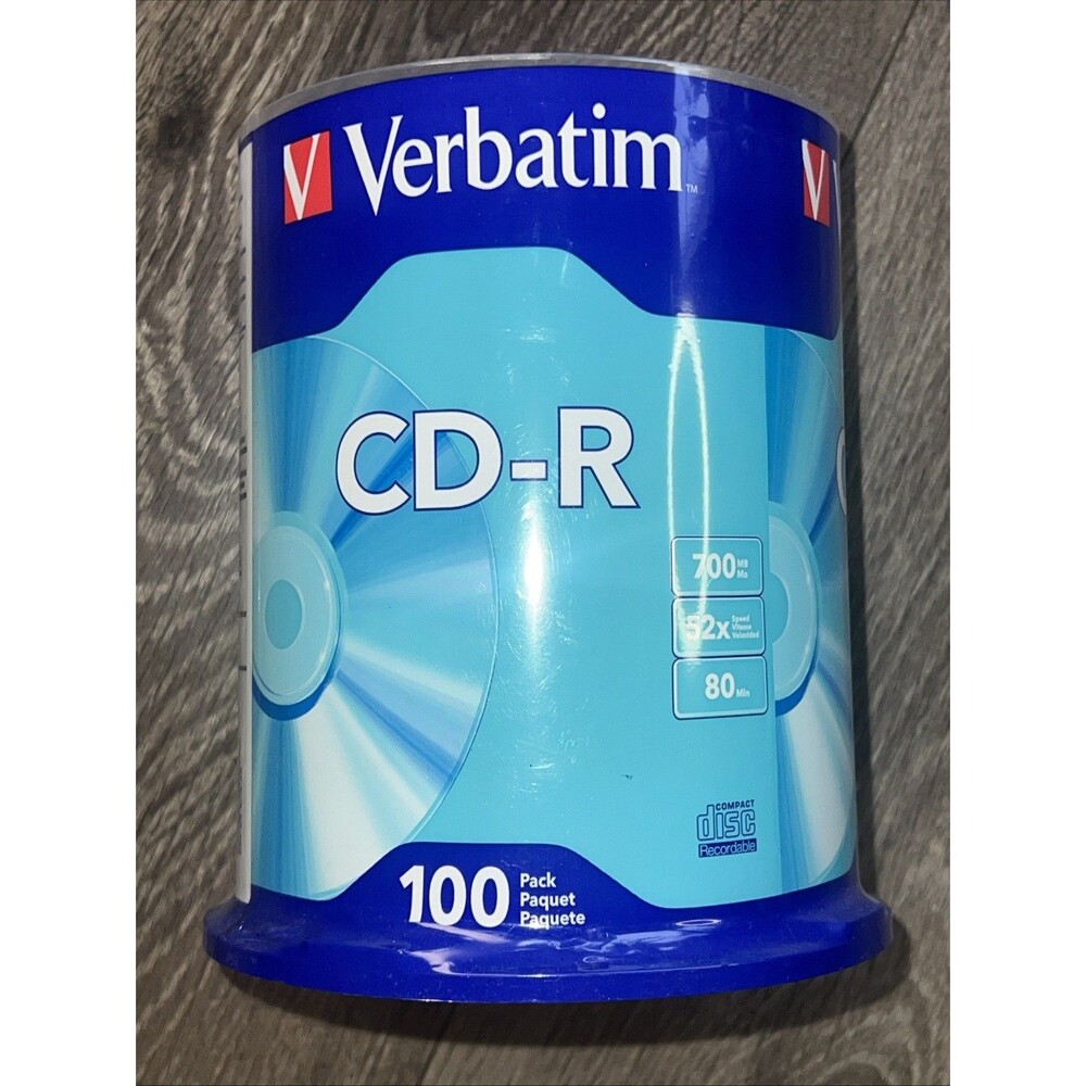 Verbatim CD-R (100/PK) New